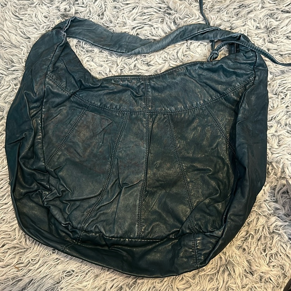 Boho Teal Leather